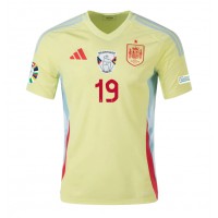 Dres Španielsko Lamine Yamal #19 Preč ME 2024 Krátky Rukáv